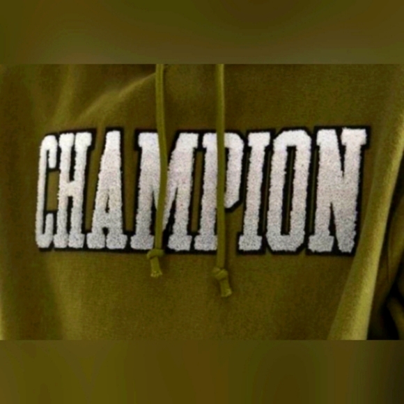 Champion Gradient Collegiate Logo Hoodie Sweatshirt - Picture 5 of 6